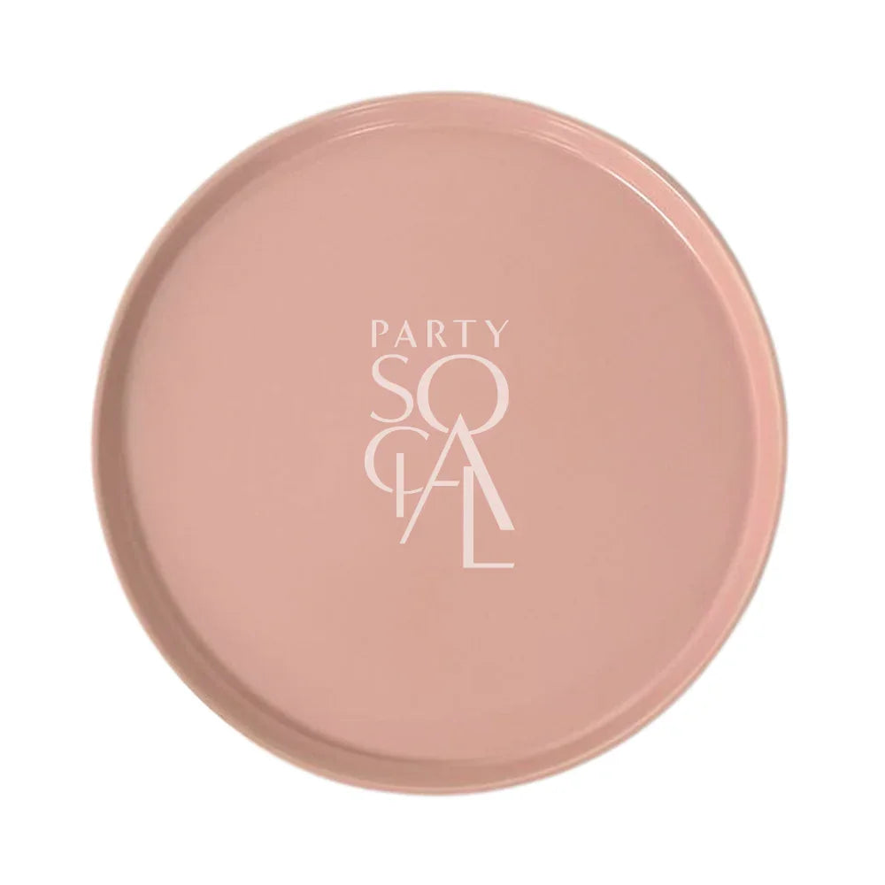 CERAMIC PLATES - PINK