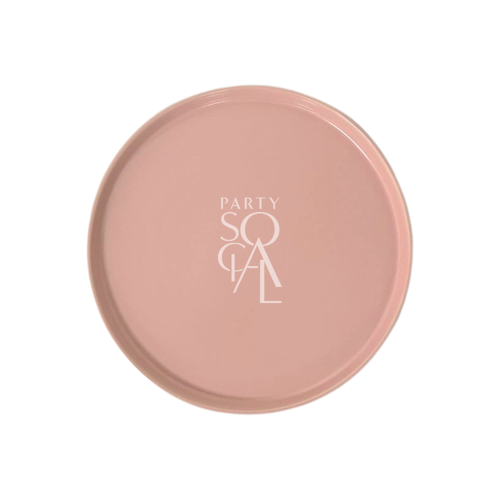 CERAMIC PLATES - PINK