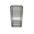 Modern Black Edge Lanterns with a sleek glass design, ideal for enhancing table settings with flowers or candles, creating a warm ambience for any occasion.