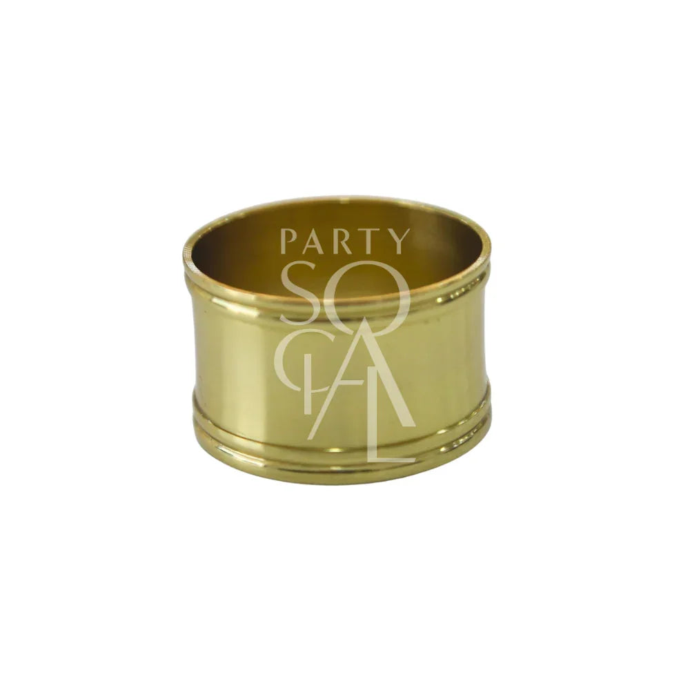 Napkin Ring - Simple Gold Lined