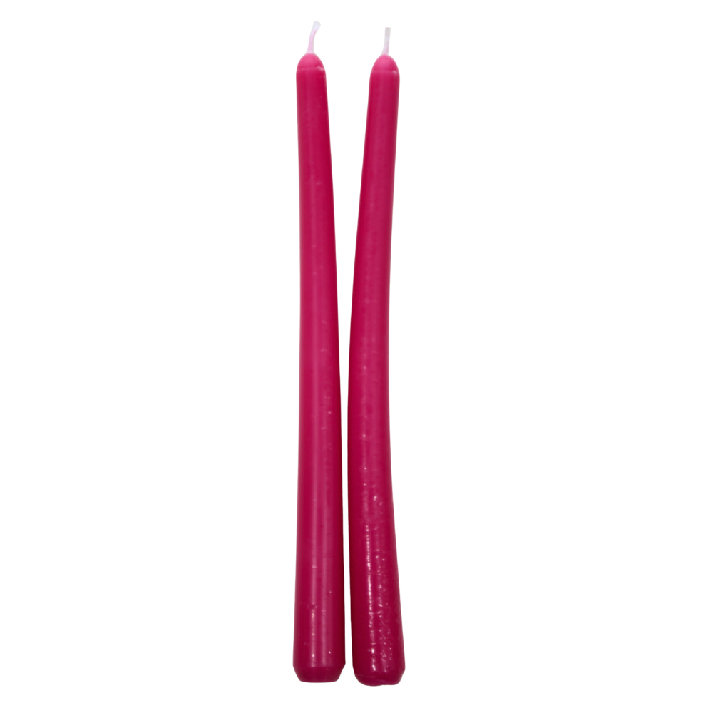 Tapered Flame Smokeless Candles, artisan-crafted in Belgium, add elegance to any event setting. Sold in sets of 2, perfect for creating a warm ambience.