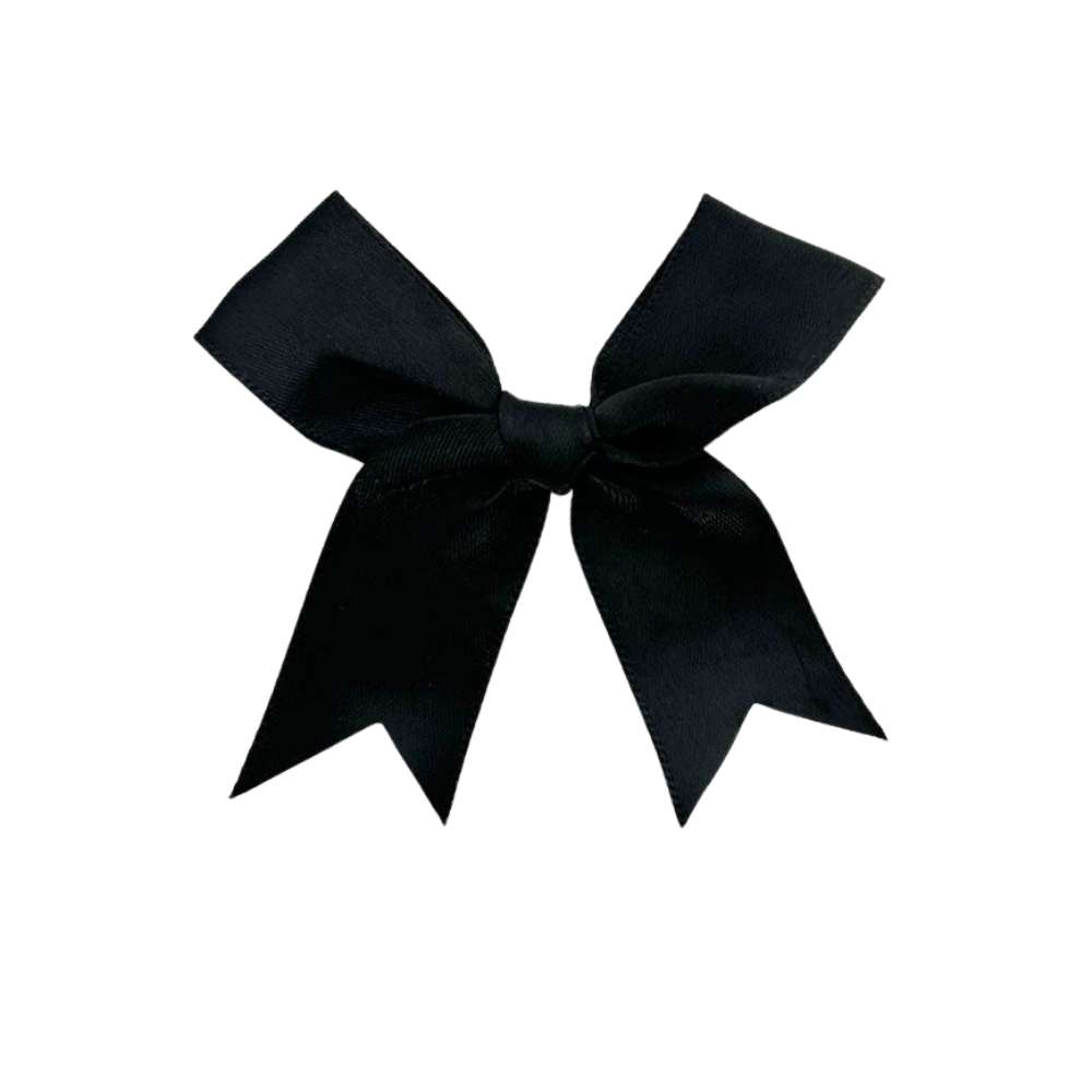Black Bow ribbon with an elegant design, perfect for decorating events or gifts, aligning with Party Social&