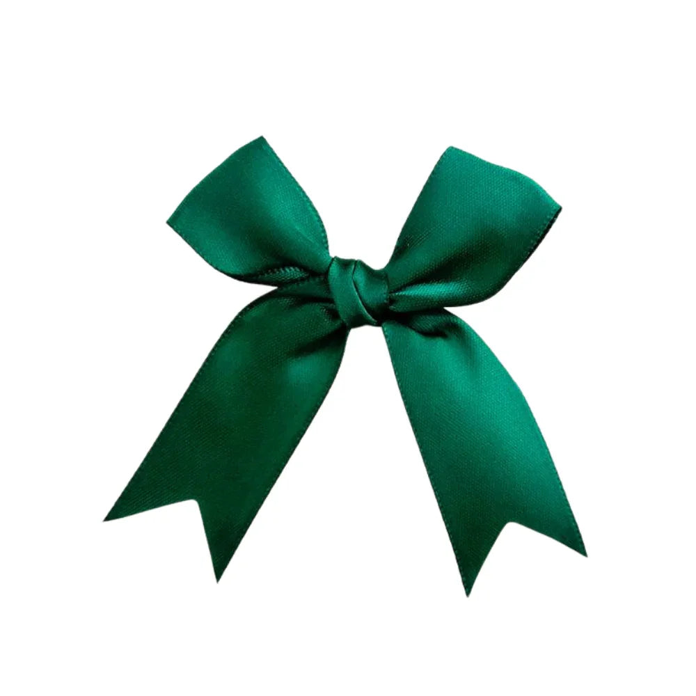 Royal Green Bow with a neatly tied knot, perfect for adding elegance to party decorations or gifts from Party Social&