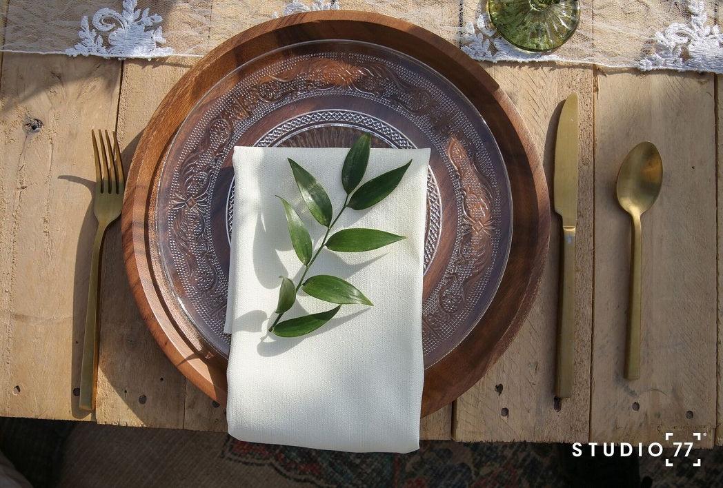 Charger Plate - Natural Wood
