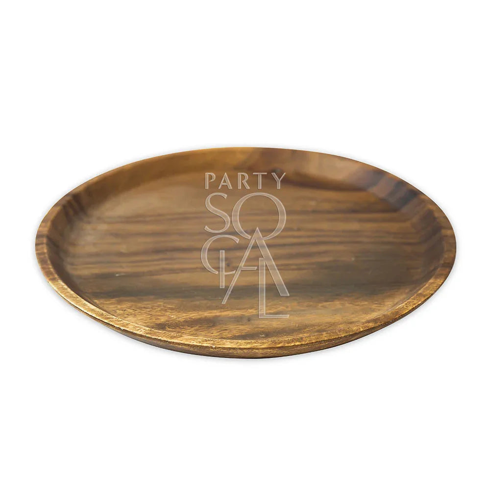 Charger Plate - Natural Wood