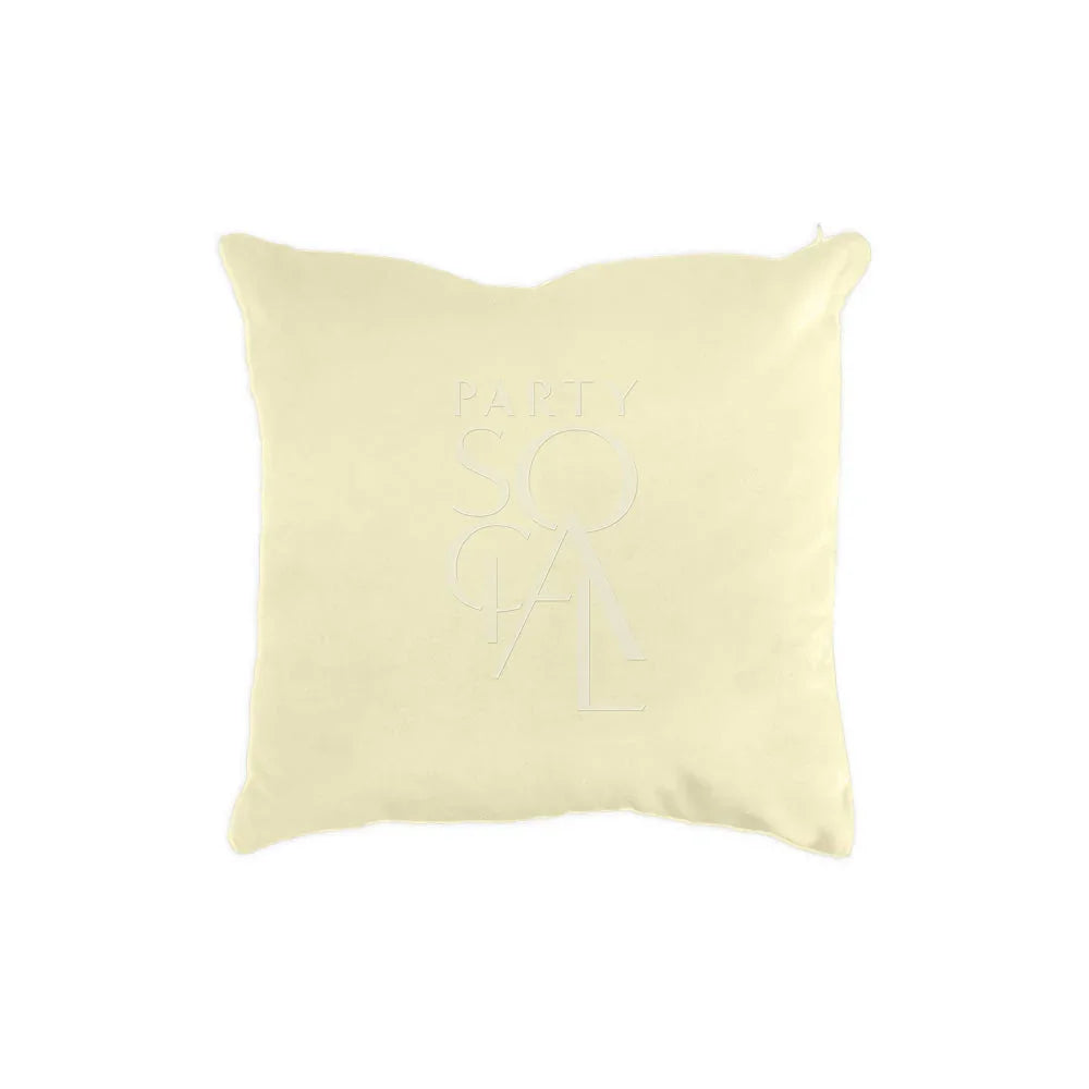 CUSHION COVER VELVET: A stylish, soft pillow with a logo, crafted from premium velvet fabric, ideal for enhancing party and event decor.