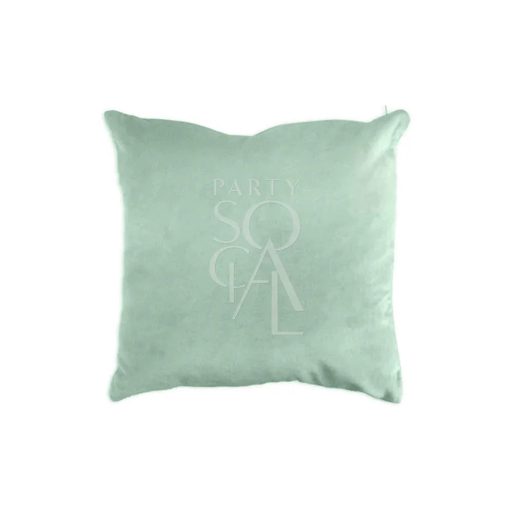 CUSHION COVER VELVET: Premium velvet pillow with logo, ideal for event settings. Soft, stylish; dimensions 40cm x 40cm. Perfect for enhancing party decor.