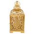 GOLD ARABIC LANTERNS with a decorative ring, ideal for events. Available in various sizes for stylish party decor. Candles not included.
