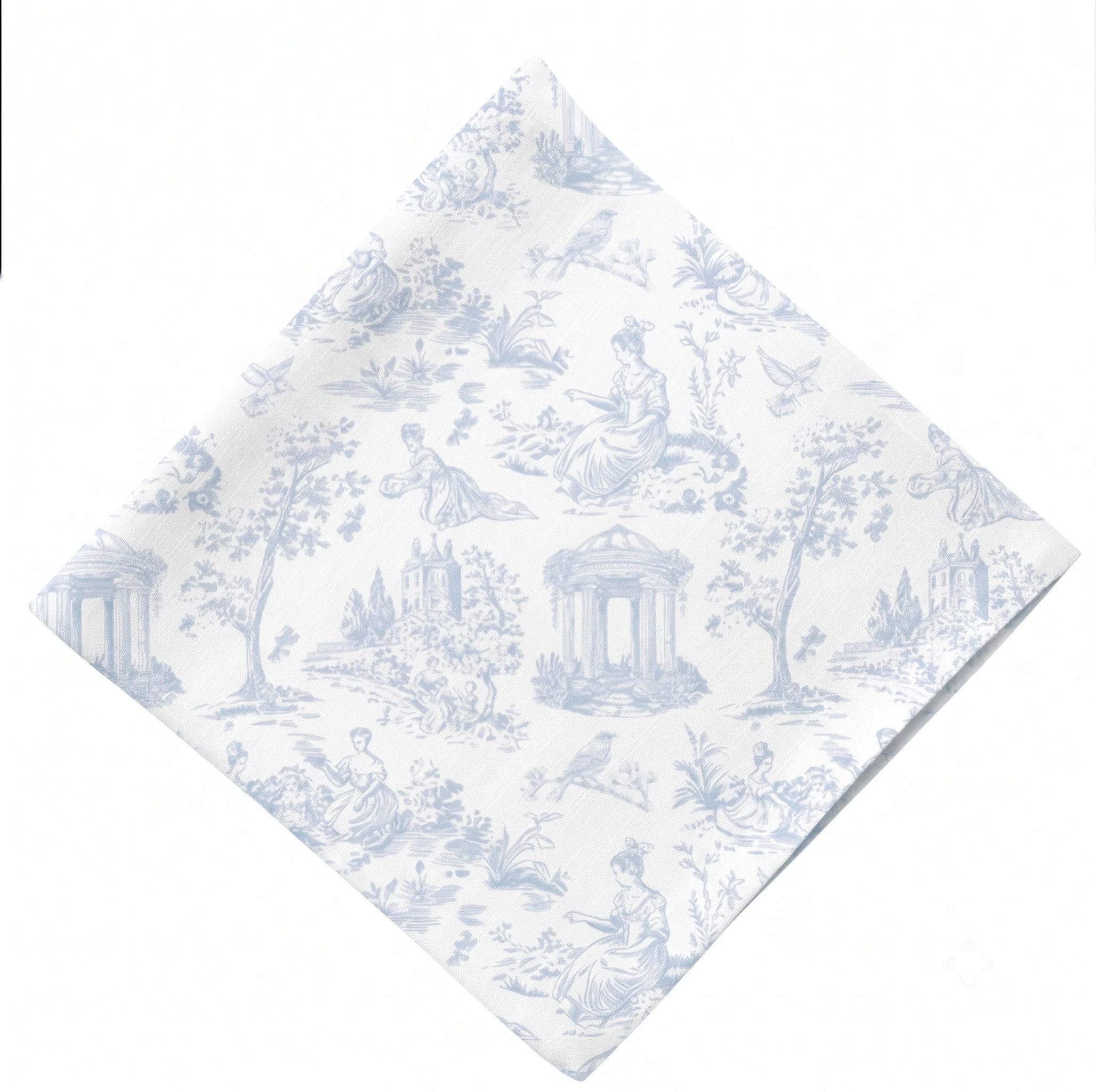 Powder Blue Toile Napkin