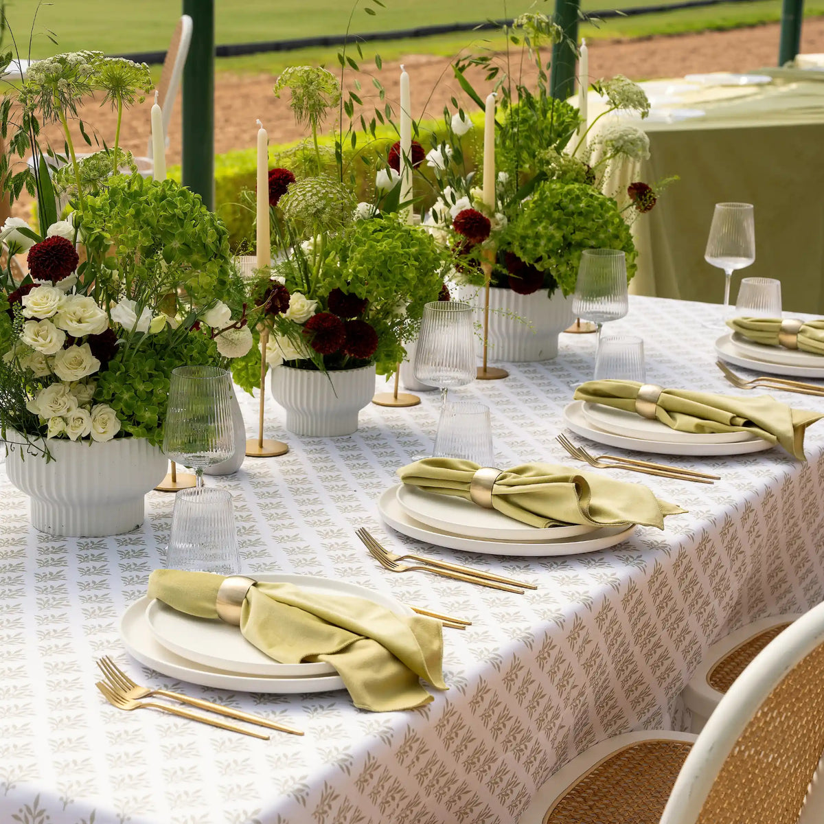 The Green Vine - Dinner Setup