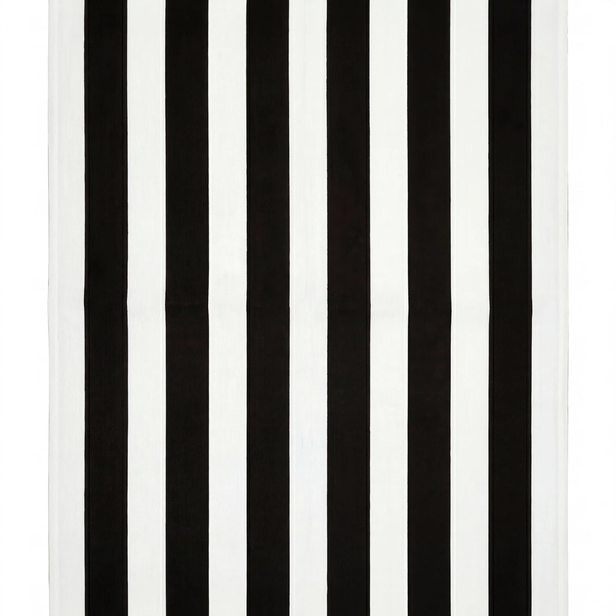 Monochrome Linen Tablecloth featuring bold black and white vertical stripes, crafted from premium linen, ideal for enhancing modern table settings at any event.
