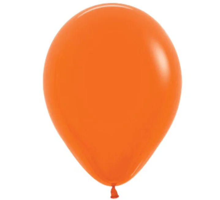 Orange balloon for events by Party Social, perfect for parties and special occasions.