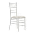 CHIAVARI CHAIR WHITE, a stylish white chair with a cushion, ideal for weddings and events, available at Party Social.