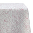 PINK FLORAL RECTANGULAR TABLECLOTH with a detailed floral pattern, perfect for enhancing dining setups at parties or events.