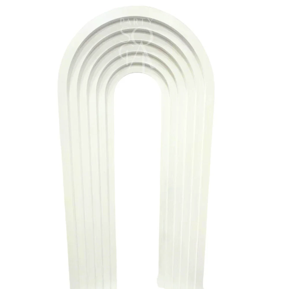 Molded Pure Backdrop, a sleek design perfect for versatile event settings, enhancing any occasion with its modern, clean look from Party Social.