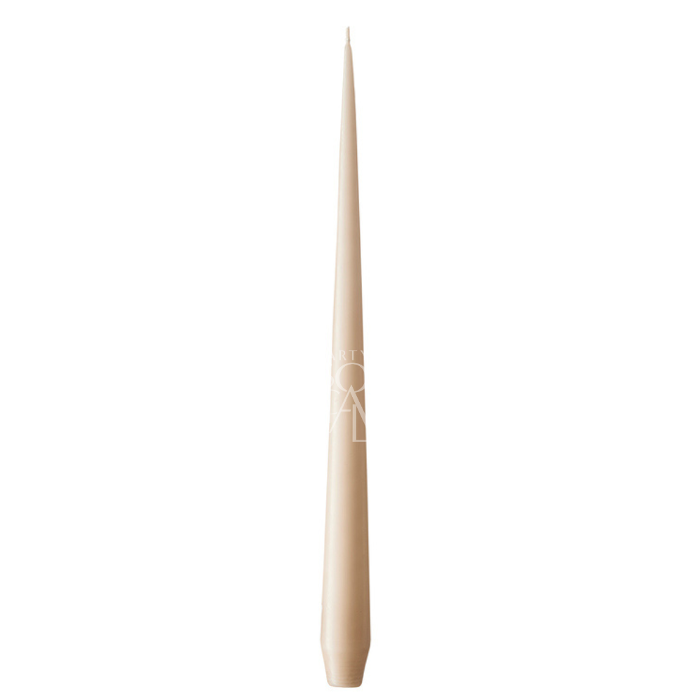 Tapered Smokeless and Dripless Candle, 42cm, elegantly crafted in Denmark for a classic touch to events and parties.