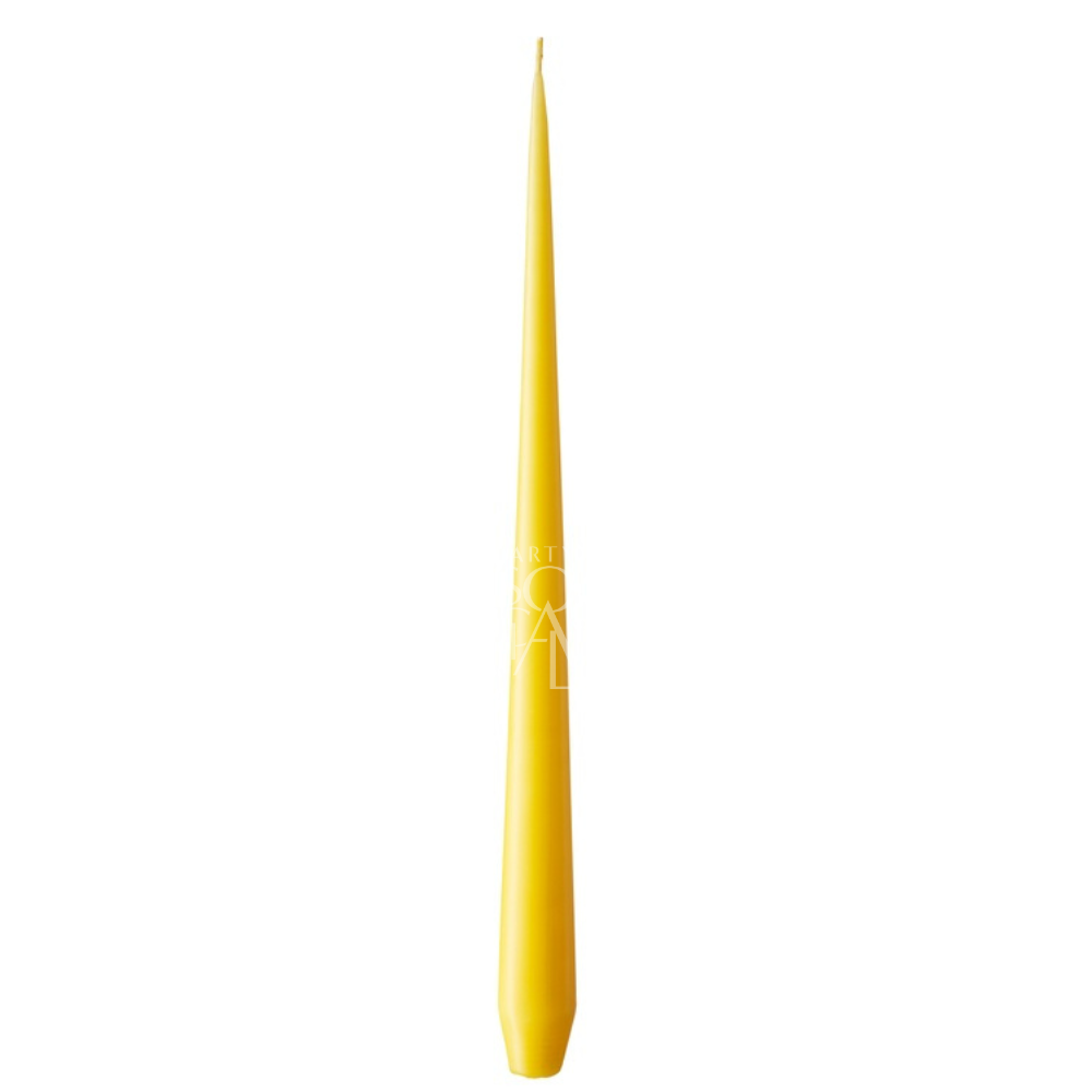 Tapered Smokeless and Dripless Candle, 42cm, artisan-made in Denmark, ideal for enhancing the ambiance at parties and events.