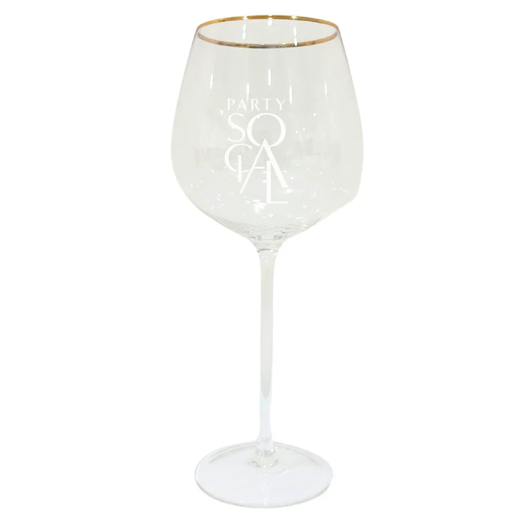 Golden Edge Glasses with a gold rim, perfect for elevating weddings or dinner parties with a touch of elegance and modern charm.