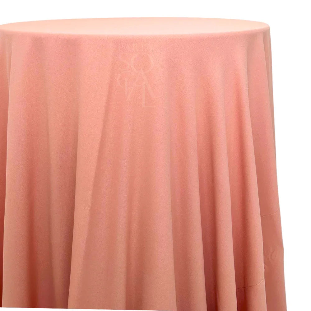 ROUND TABLECLOTH COTTON LINEN, ideal for special occasions, offering a premium finish to any event setting. Perfect for versatile and elegant table presentations.