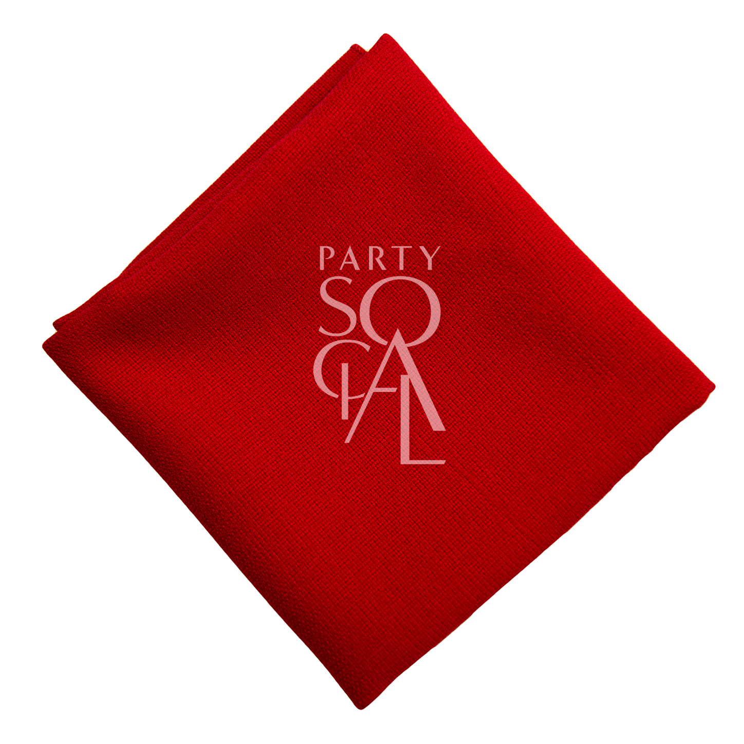 Vintage Arabesque Collection napkin featuring white text, part of the Ramadan Event Rentals package by Party Social, enhancing traditional dining with elegance.
