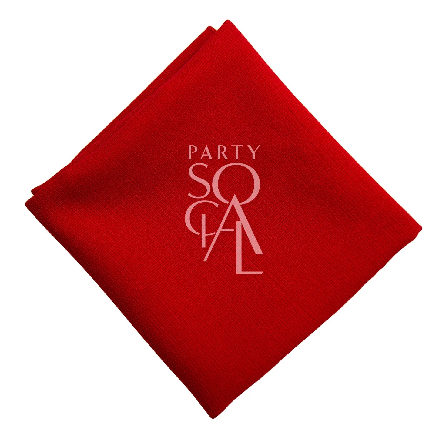Vintage Arabesque Collection napkin featuring white text, part of the Ramadan Event Rentals package by Party Social, enhancing traditional dining with elegance.