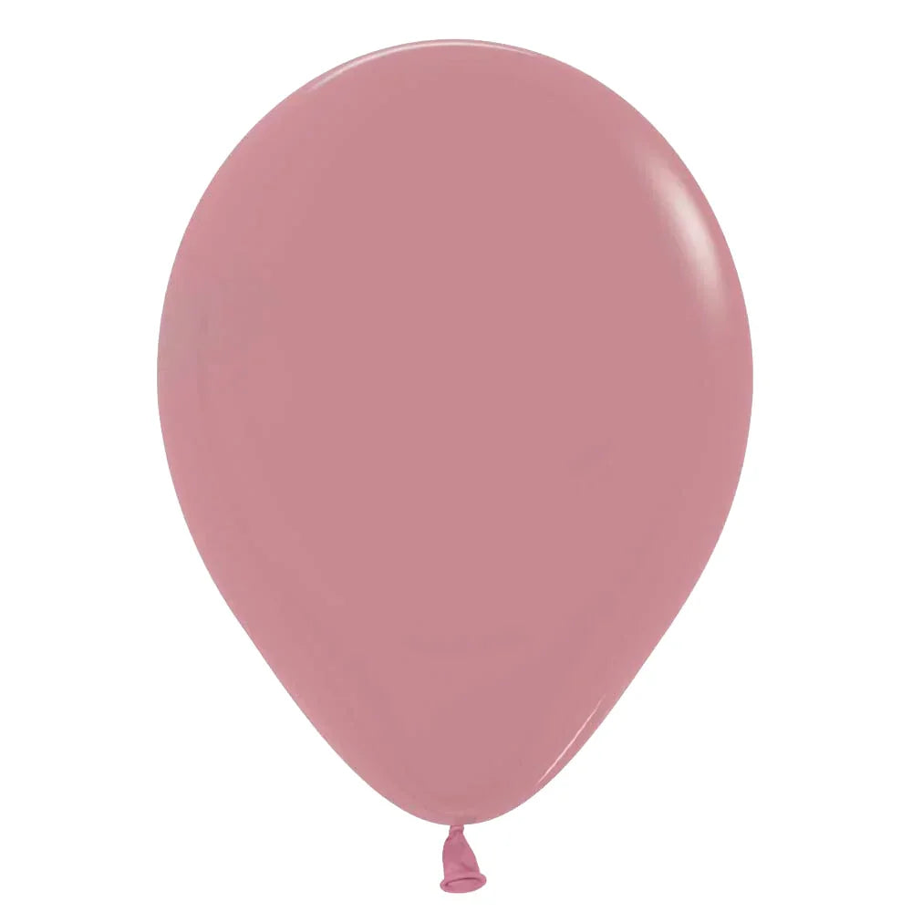 Rosewood heart-shaped pink balloon, ideal for weddings and special occasions, offered by Party Social for event decor.