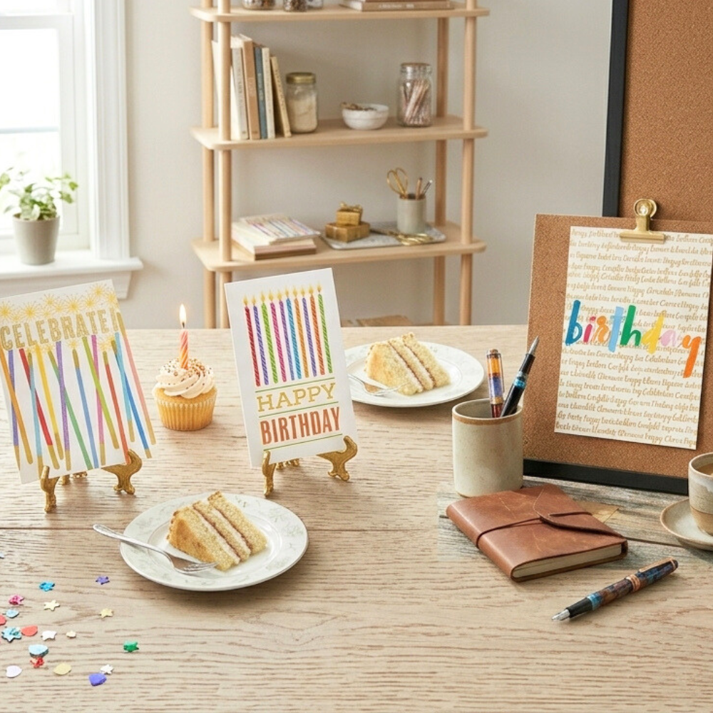 Stationery and greeting cards