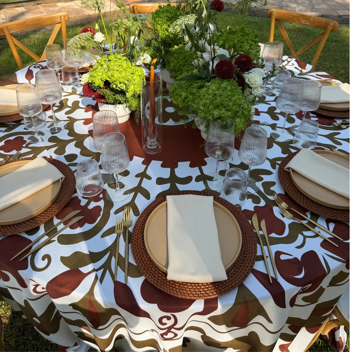 The Tuscan Garden - Dinner Setup