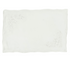 White Vintage Pure Linen Placemat with elegant floral design, two per pack, ideal for enhancing special table setups.