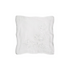 White Vintage Pure Linen Coaster with floral design, 4 per pack, ideal for elegant table setups and special occasions.