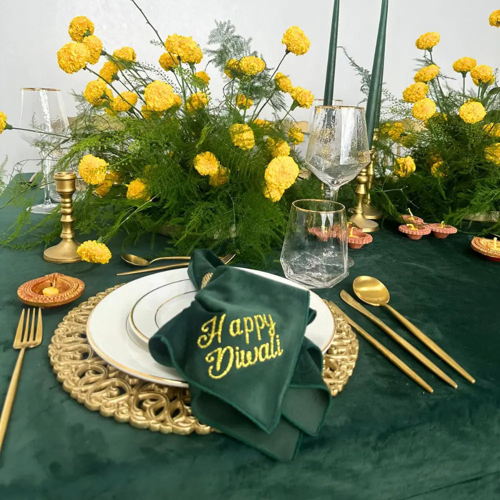 Happy Diwali - Printed Napkins - 4 per pack