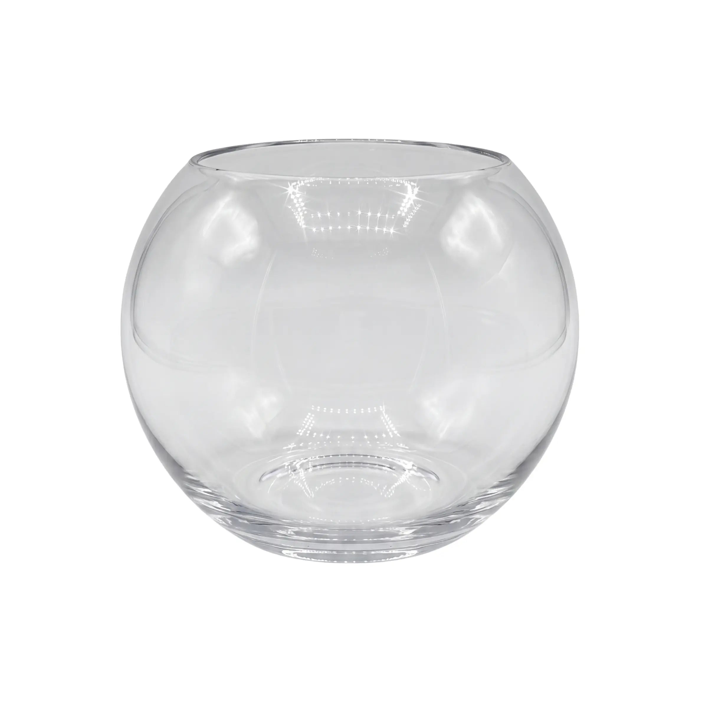 Clear glass bowl