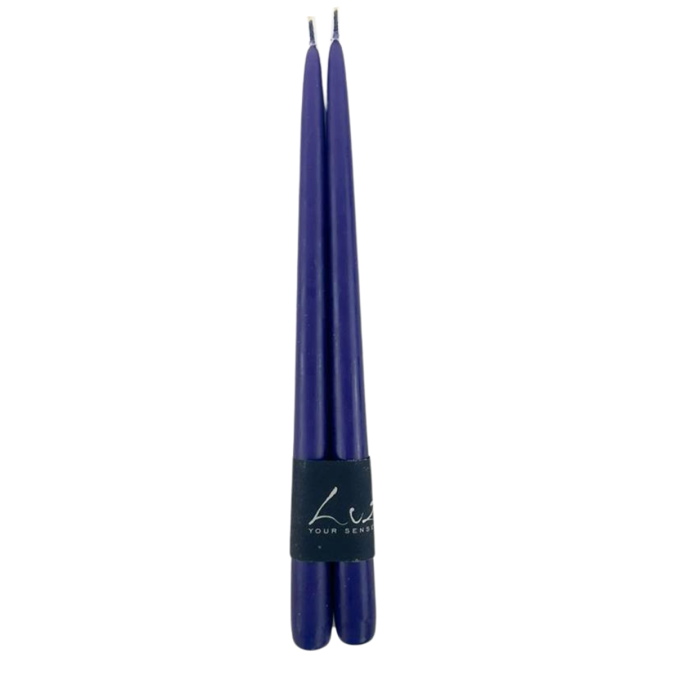 Tapered Smokeless Candles, 30cm - A pair of artisan-made, smokeless, dripless candles, perfect for adding a warm ambience to any setting. Sold in sets of 2.