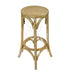 WOODEN BAR STOOL with a round oak wood top, ideal for weddings and corporate events, aligning with Party Social&