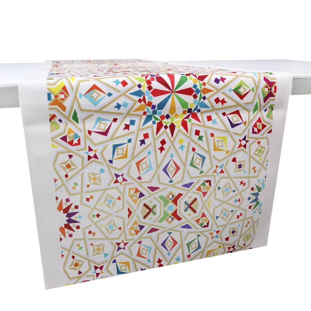 Arabesque Polyester Linen Runner-1 Each