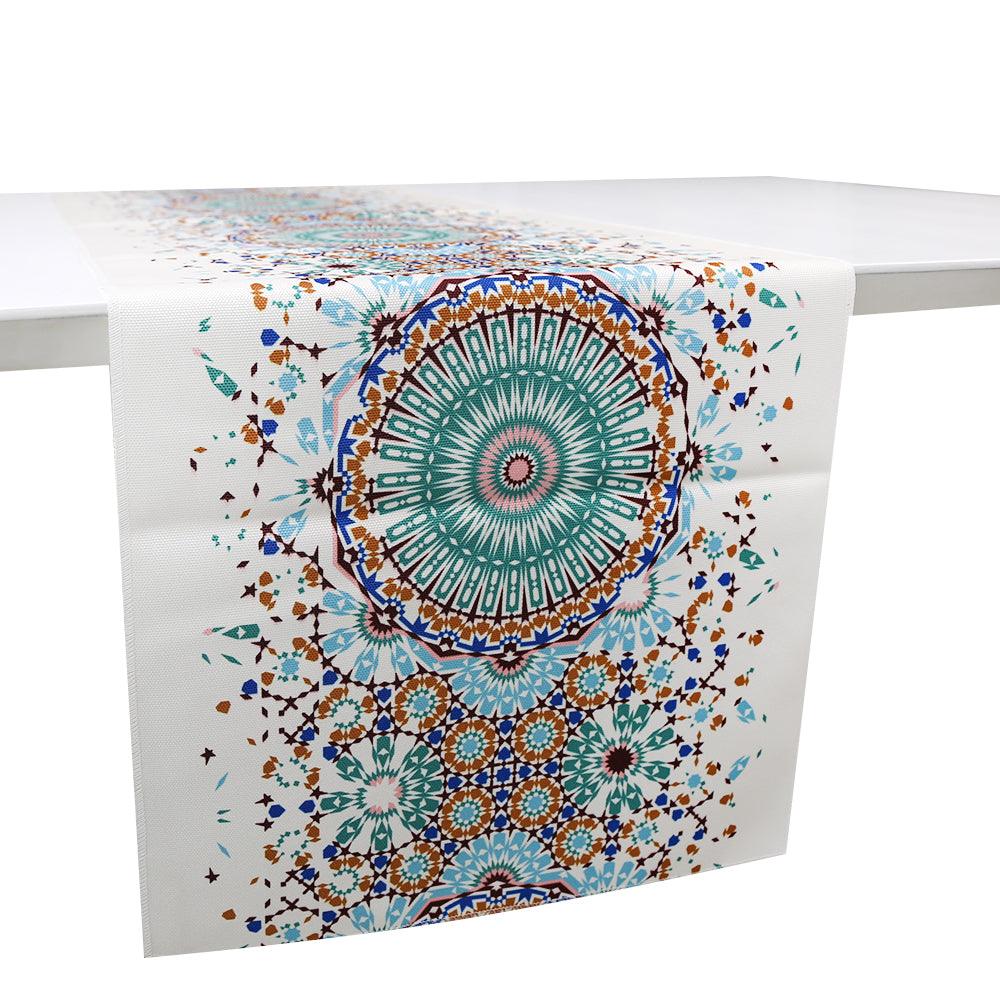 Arabesque Polyester Linen Runner-1 Each