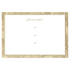 Moire Invitation Cards with gold-bordered rectangular frame and white text.