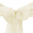 CHAIR SASH ORGANZA: Elegant organza sash ideal for event chair decoration, measuring 275cm x 18cm. Perfect for adding sophistication to any party setting.