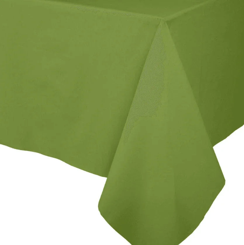Paper Linen Solid Table Cover - A plush, textural tablecloth alternative that&