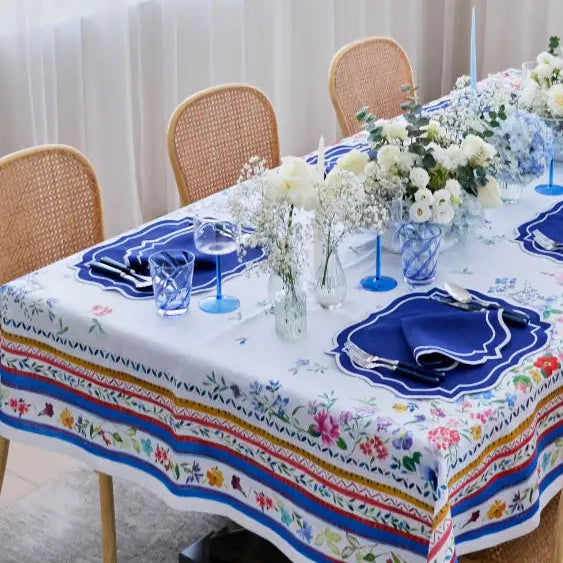 Primrose Garden Linen Tablecloth