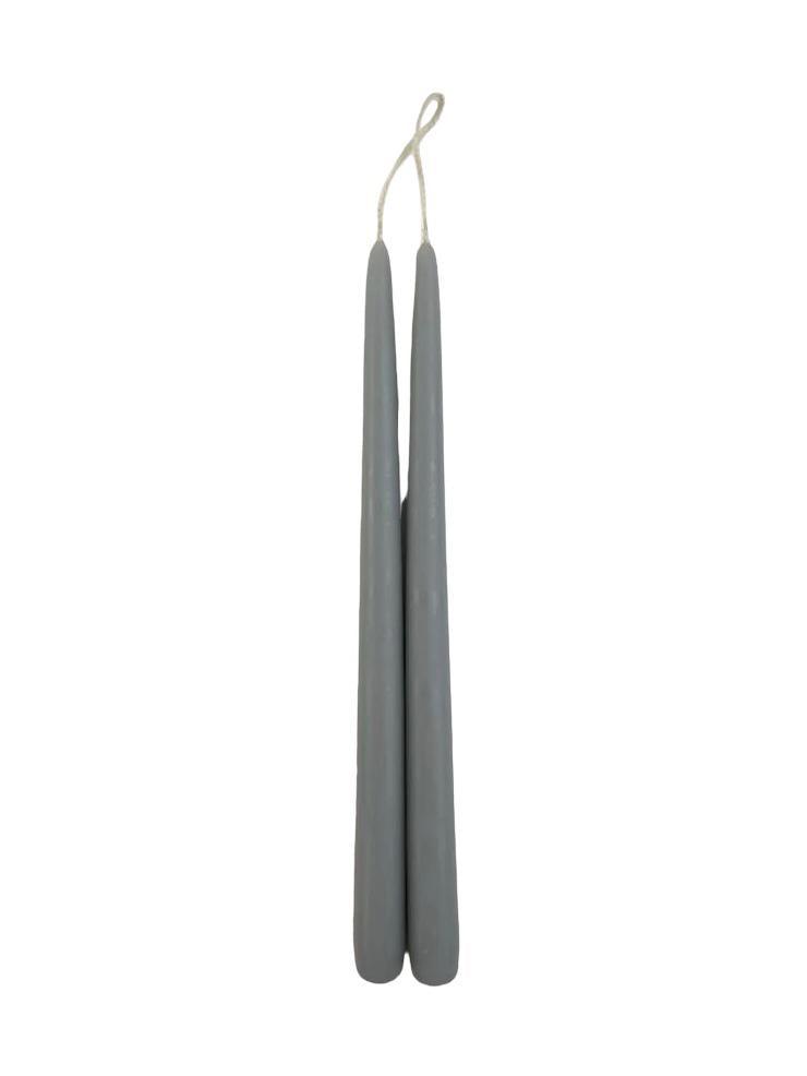 Tapered Smokeless Candles, 30cm, set of 2, artisan-made in Belgium. Enhance any setting with elegant, long candles.