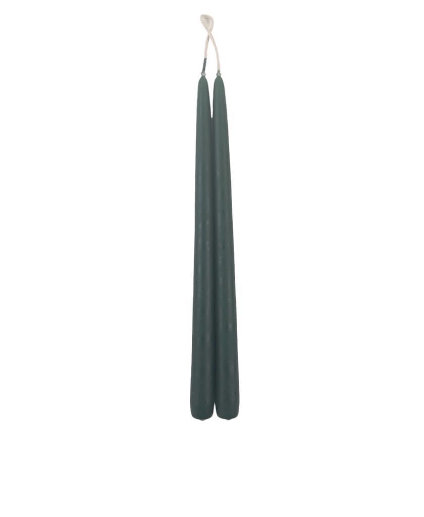 Tapered Smokeless Candles, 30cm: A pair of elegant artisan-made candles, perfect for adding warm ambience to any setting. Sold in sets of 2.
