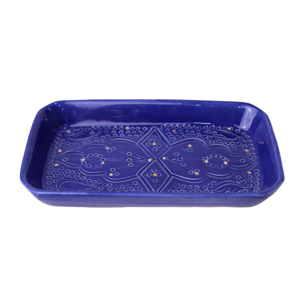 Marrakesh Ceramic Platter showcasing intricate design for elegant dining experience.
