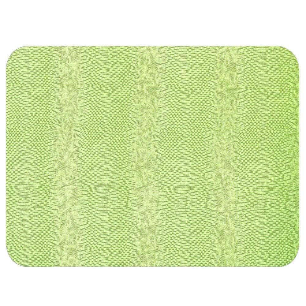 Lizard patterned placemat with felt backing - a wild addition to any tabletop. Handcrafted in the USA, part of the Gallery Collection.