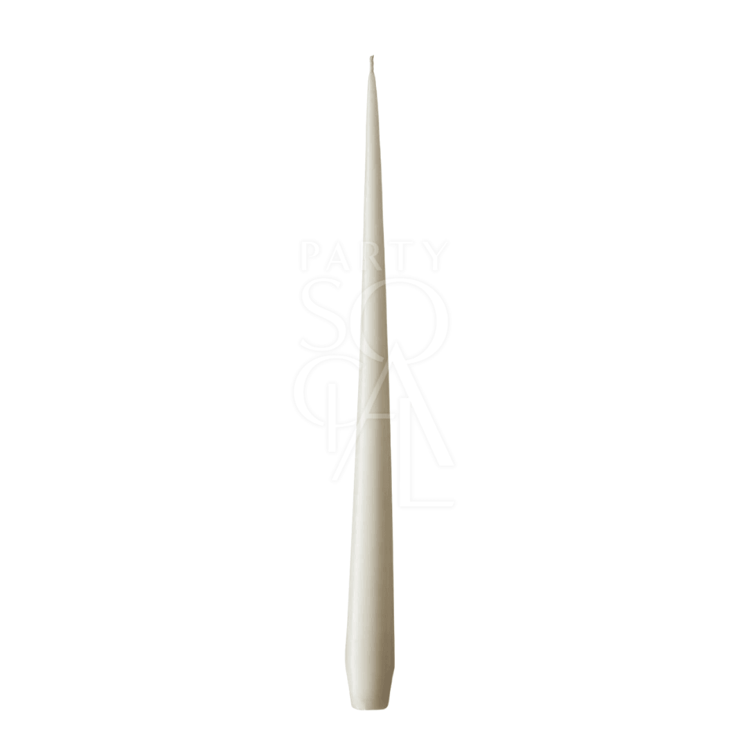 Tapered smokeless and dripless candle, 42cm, perfect for adding warm ambience to any setting. Handcrafted in Denmark to the highest standards.