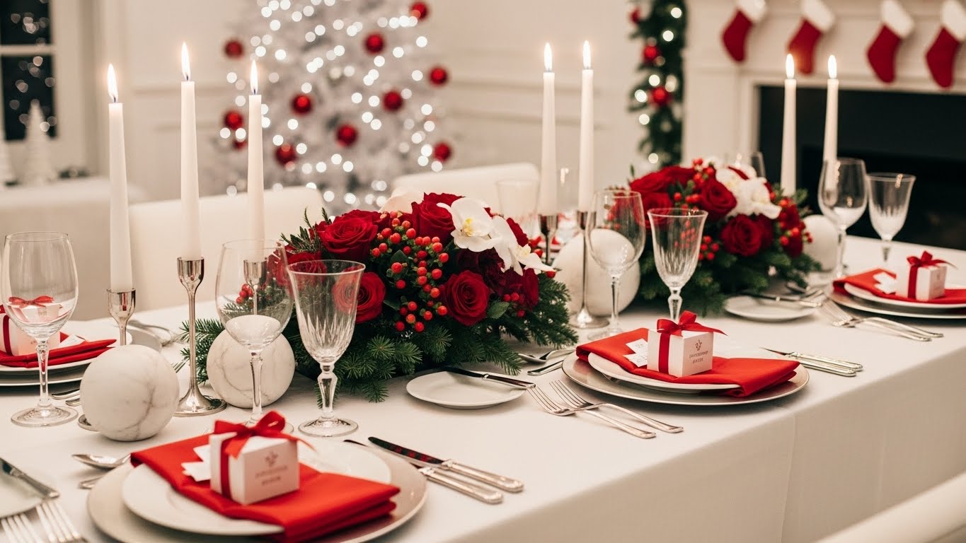 Christmas Dinner Party Decoration