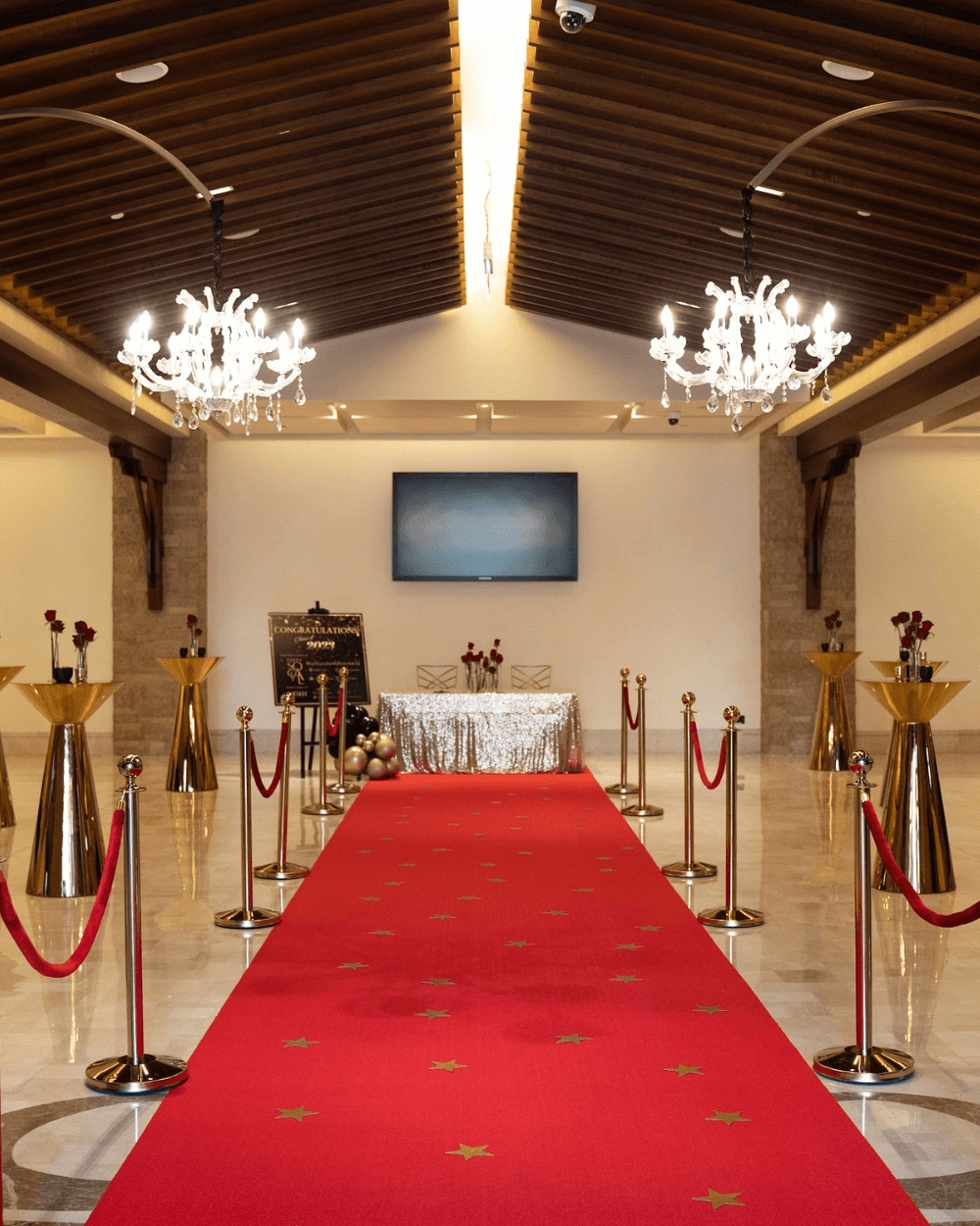 Prom  Party with a Red Carpet Entrance