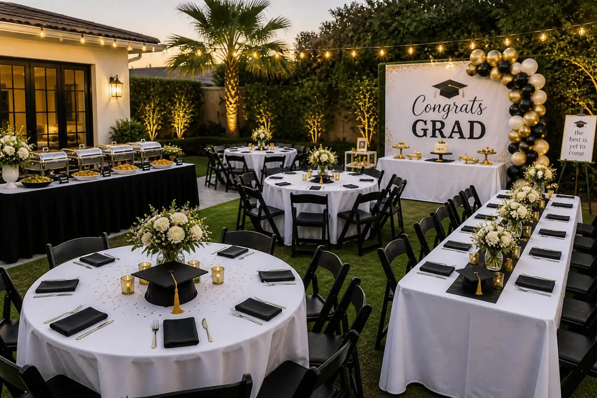 When to Hire a Graduation Party Setup by Guest Count