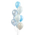 Helium Balloon Bouquet- Large: A charming collection of pastel latex balloons, perfect for customizing party themes.