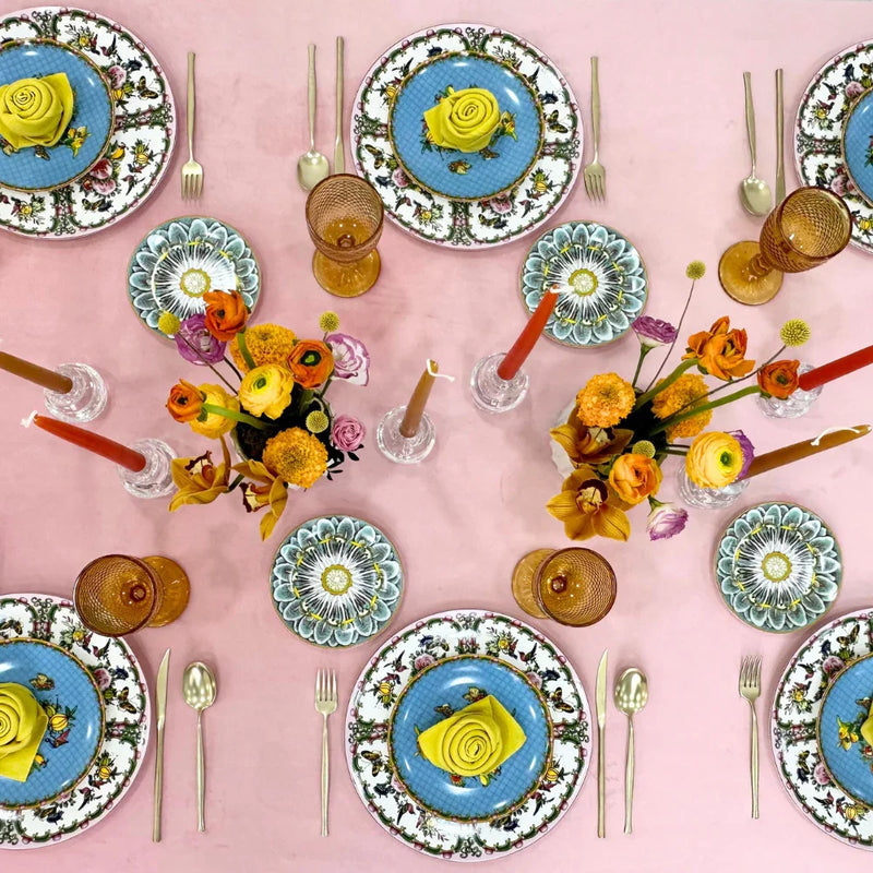 Blush Velvet Dreams-Dining Setup